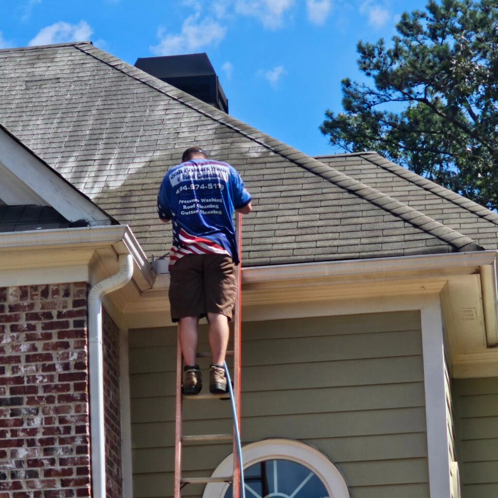 Pressure washing services in Canton, GA: Roof Cleaning